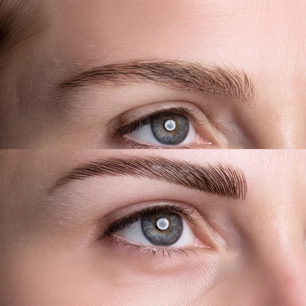 Microblading before and after results