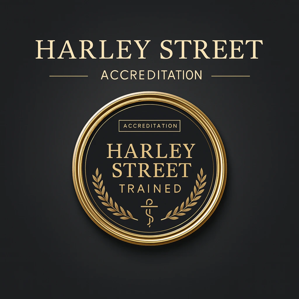 Harley Street Medical Training Certification Badge