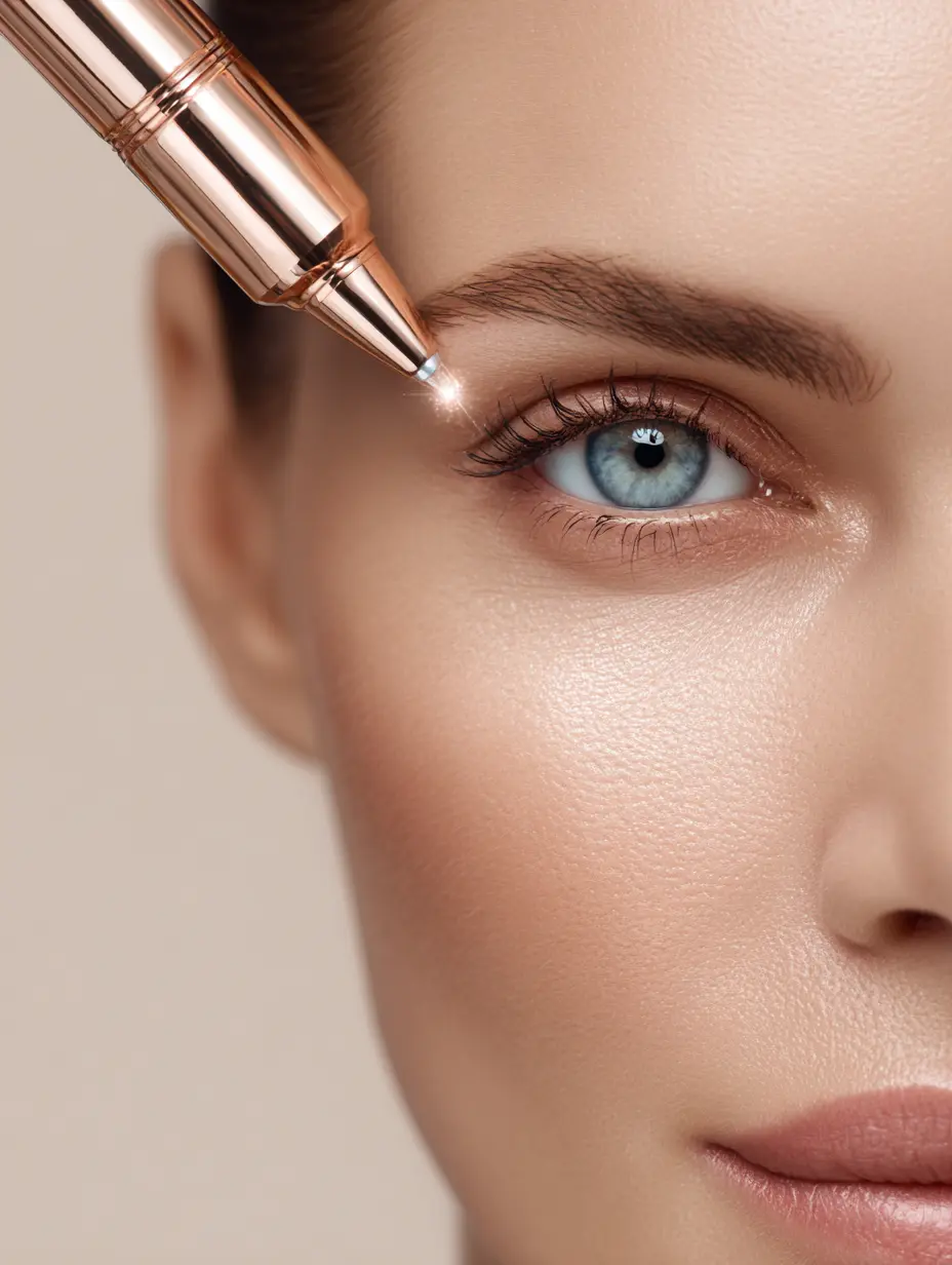 Plasma fibroblast treatment background