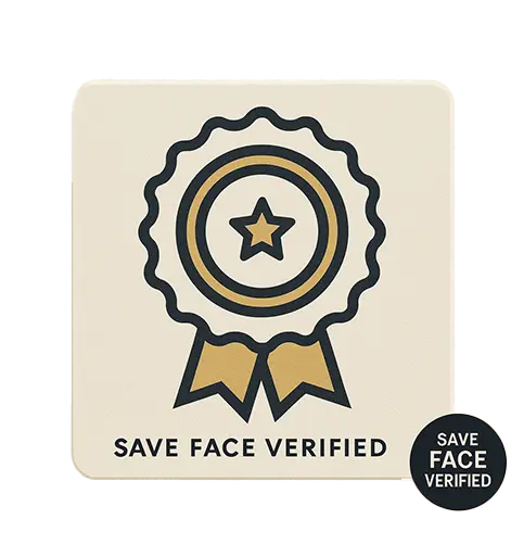 Save Face Accredited Register Verification Badge